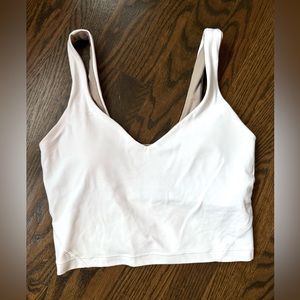 Lululemon Align Tank, White Size 4.  Like New!